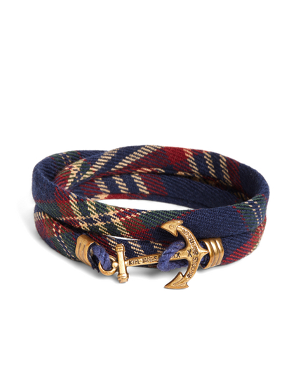 Kiel James Patrick  Signature Tartan Wrap Bracelet