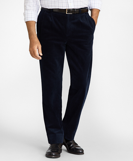 mens extra wide wale corduroy pants