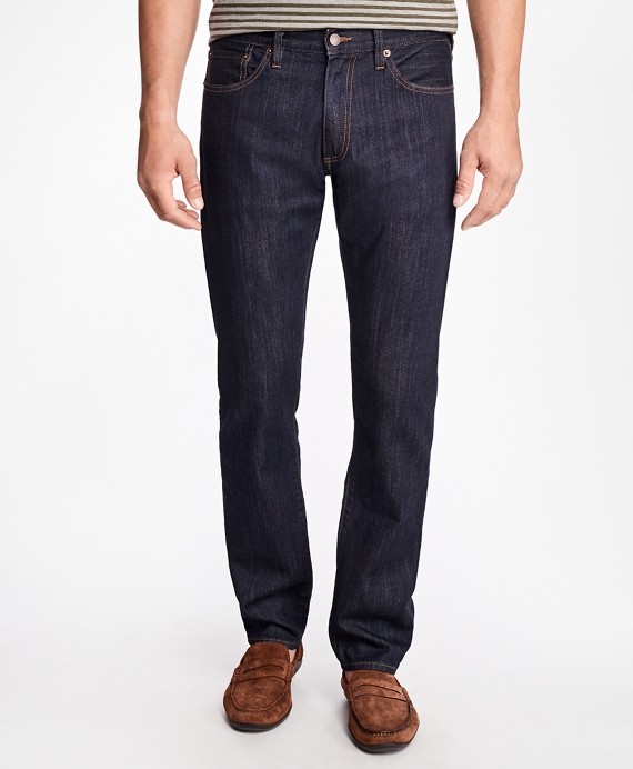 Supima® Stretch Denim Slim Fit Jeans - Brooks Brothers