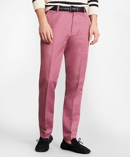 Milano Fit Linen and Cotton Chino Pants