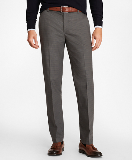 Milano Fit Mini-Check Stretch Advantage Chinos®
