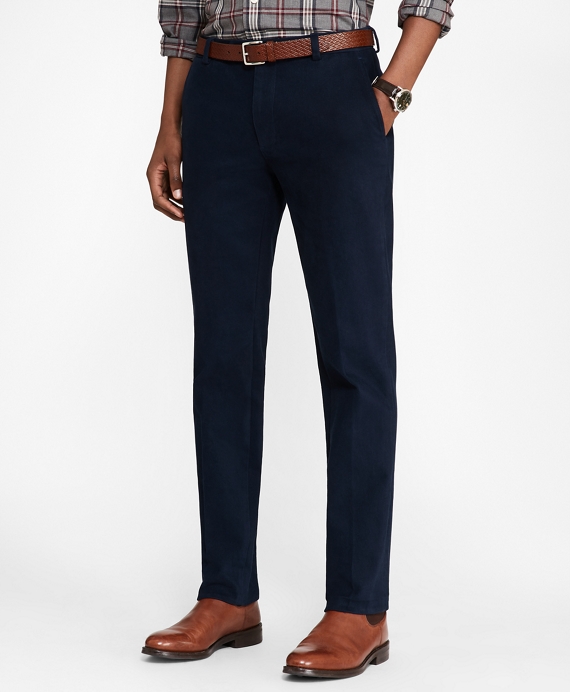 Milano Fit Brushed Twill Stretch Chinos | Brooks Brothers
