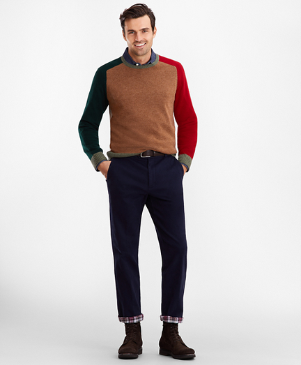 brooks brothers flannel lined chinos