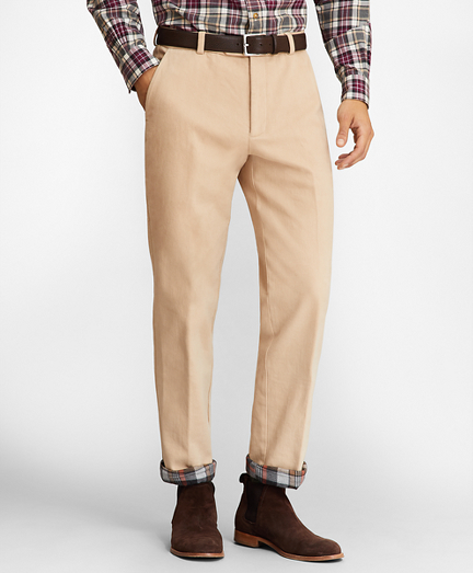 men's flannel lined chino pants