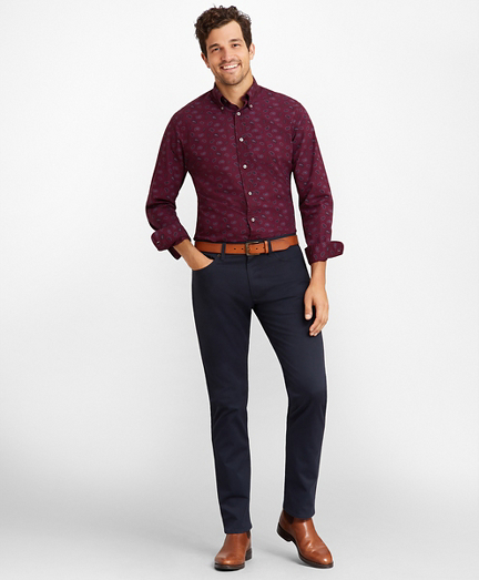 SlimFit Stretch Advantage Chino® FivePocket Pants Brooks Brothers