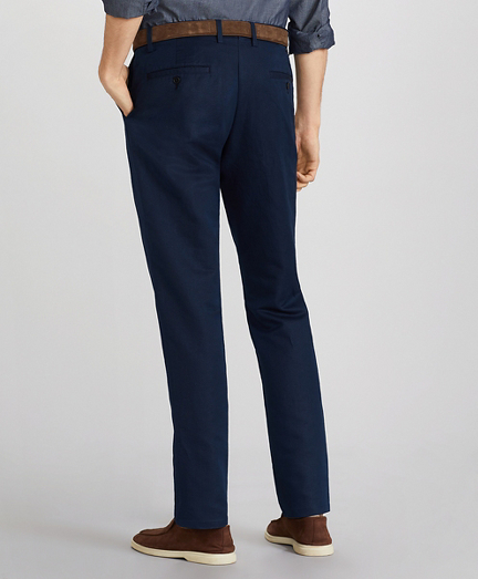 Soho Fit Linen and Cotton Chino Pants - Brooks Brothers