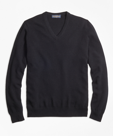 Men's Cashmere Basic V-Neck Sweater 