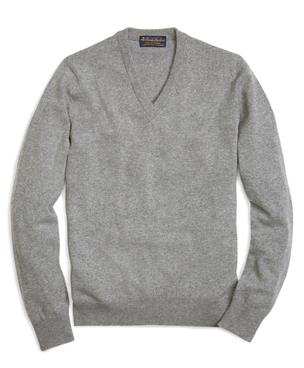 Cashmere V-Neck Sweater-Basic Colors