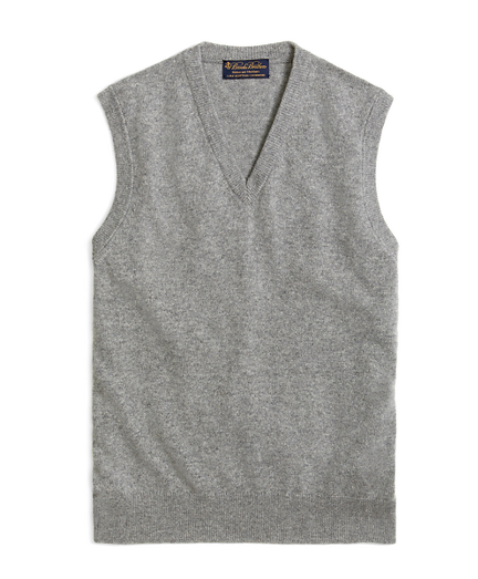 Cashmere Sweater Vest-Basic Colors