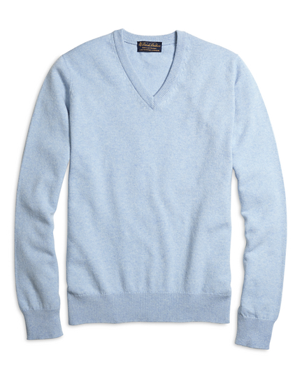 Men's Cashmere V-Neck Sweater | Brooks Brothers