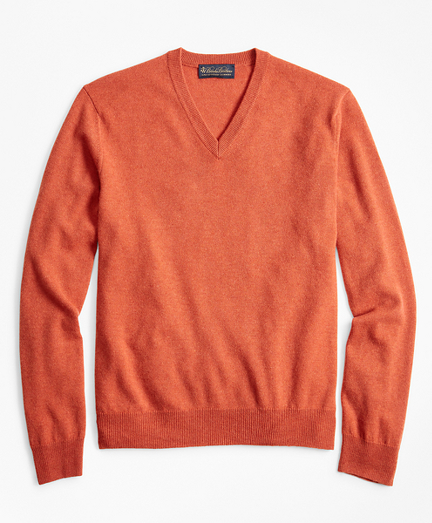 V-Neck Cashmere Sweater - Brooks Brothers