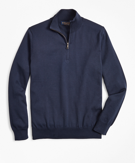 brooks brothers zip sweater