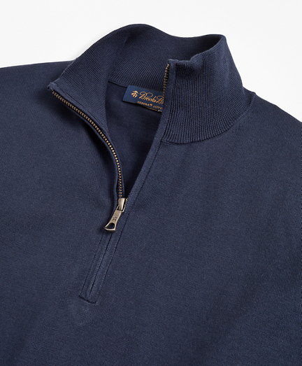 Supima® Cotton Half-Zip Sweater - Brooks Brothers