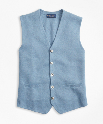 Supima&reg; Cotton Sweater Waistcoat