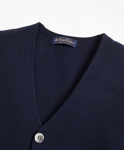 Supima® Cotton Sweater Waistcoat 
