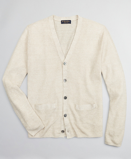 Linen Cardigan Brooks Brothers