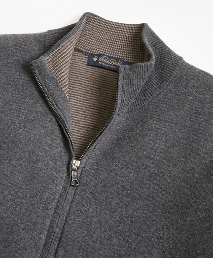 Double-Face Full-Zip Sweater | Brooks 