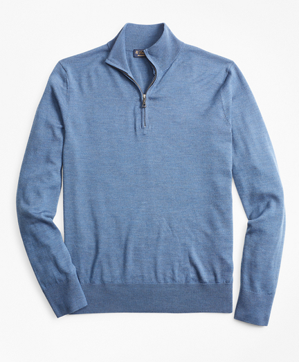 BrooksTech Merino Wool Half-Zip Sweater 