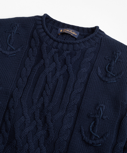 brooks brothers fisherman sweater