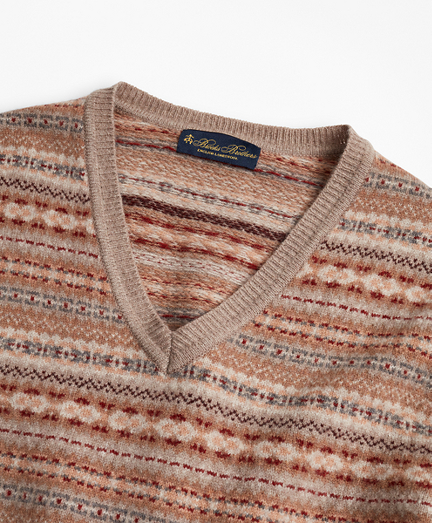 brooks brothers fair isle sweater