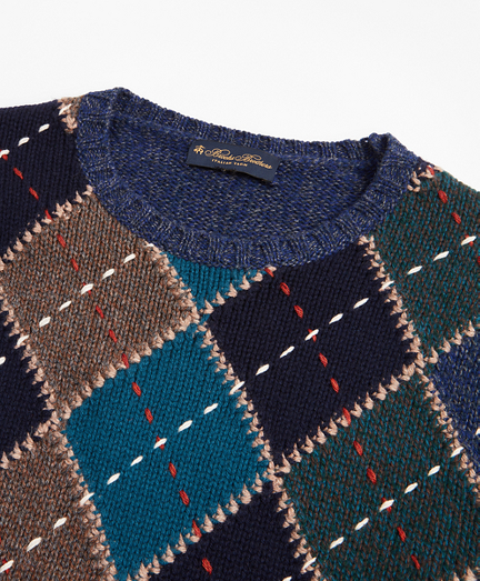brooks brothers argyle sweater