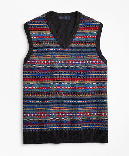 brooks brothers fair isle sweater