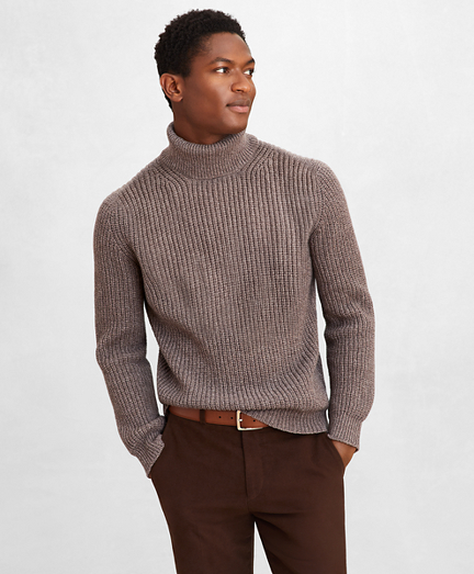 Golden Fleece&reg; Wool-Cashmere Turtleneck Sweater