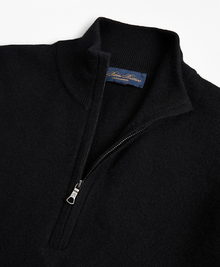mens cashmere half zip