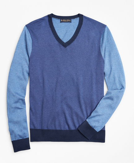 brooks brothers v-neck sweater