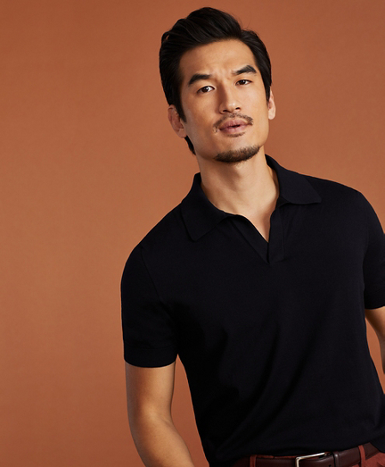 sea island cotton polo shirts