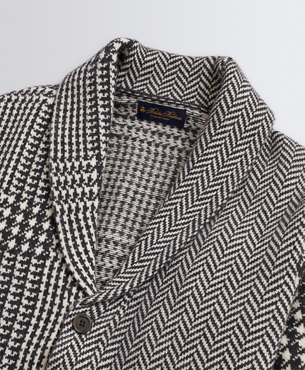 brooks brothers shawl collar sweater