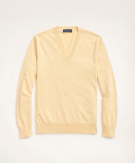 Supima® Cotton V-Neck Sweater