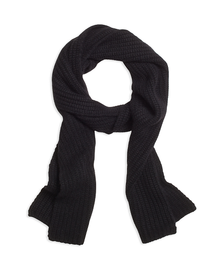 Ribbed Cashmere Scarf