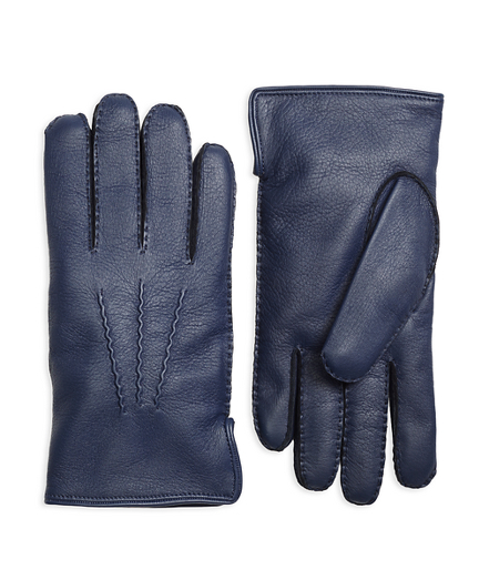 Men's Deerskin Cashmere Lined Gloves 