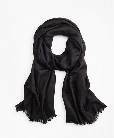 200th Anniversary Silk-Cashmere Jacquard Scarf