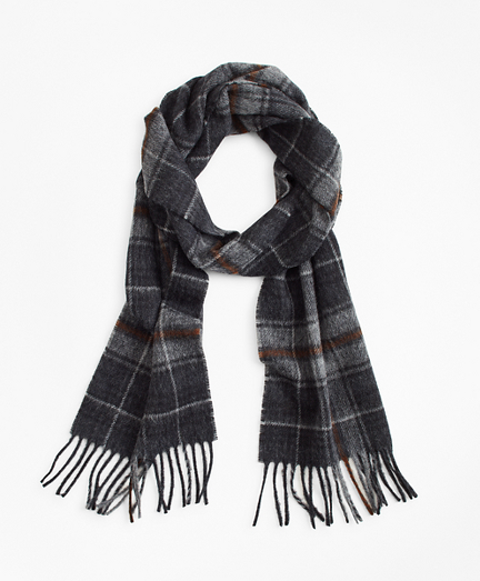 Grey Tartan Scarf