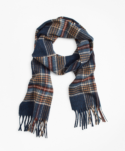Indigo Tartan Scarf