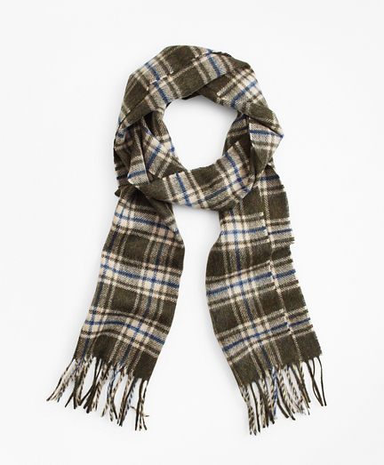 Olive Tartan Scarf