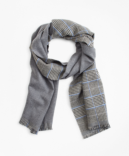 Double-Faced Glen Plaid Scarf - Brooks Brothers