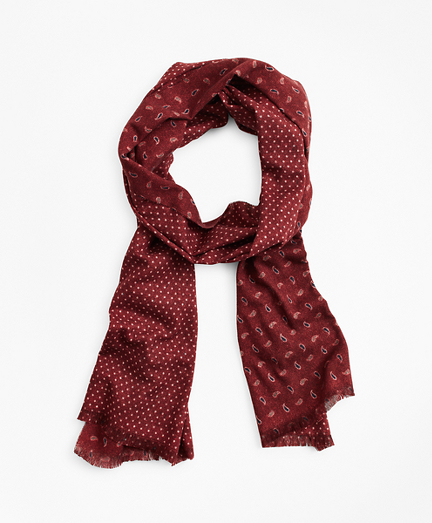 Double-Face Wool Scarf
