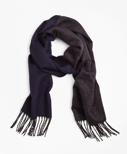 Double-Face Silk and Cashmere Scarf