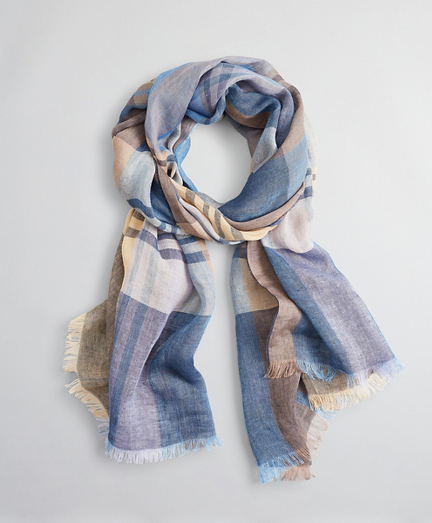 pure linen scarf