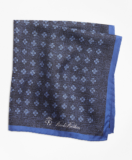 Geo Rose Pocket Square
