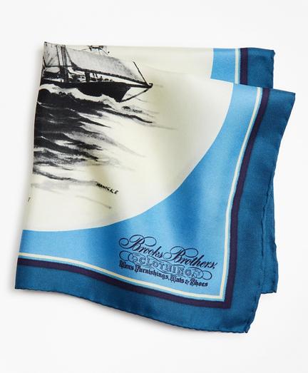 Limited Edition Archival Collection Spring 1977 Silk Pocket Square
