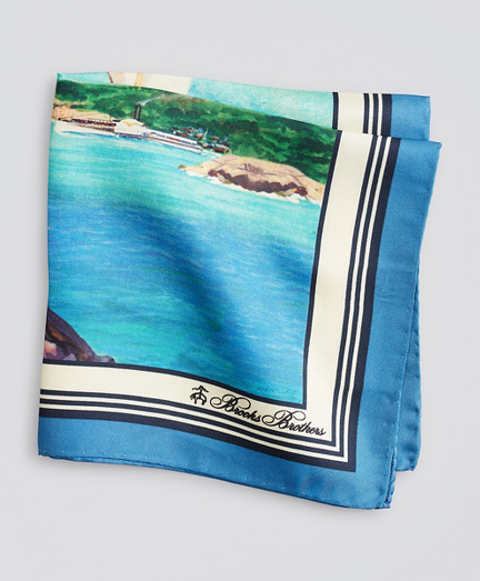 Limited Edition Archival Collection Spring 1982 Silk Pocket Square