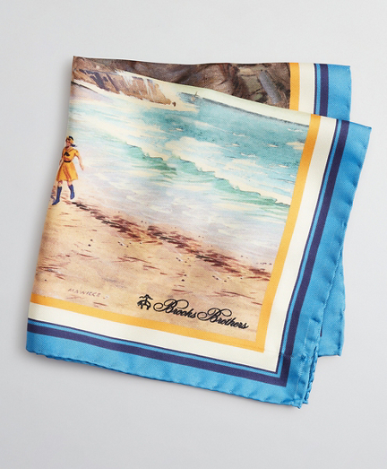 Limited Edition Archival Collection Spring 1984 Silk Pocket Square