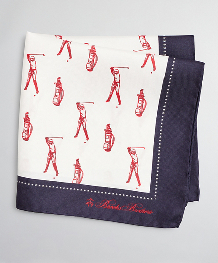Golfer Pocket Square