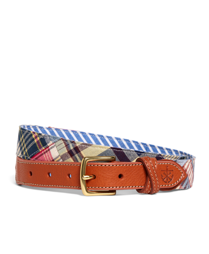 Kiel James Patrick Patchwork Madras Belt