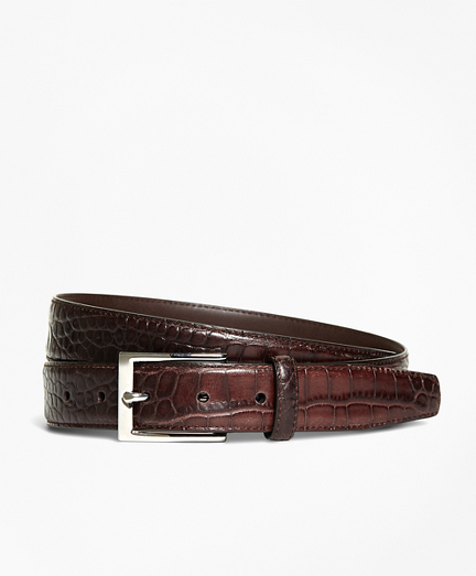 Embossed Leather Belt