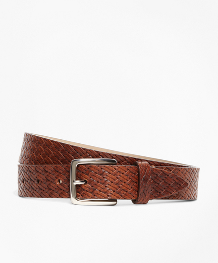 Embossed Leather Belt